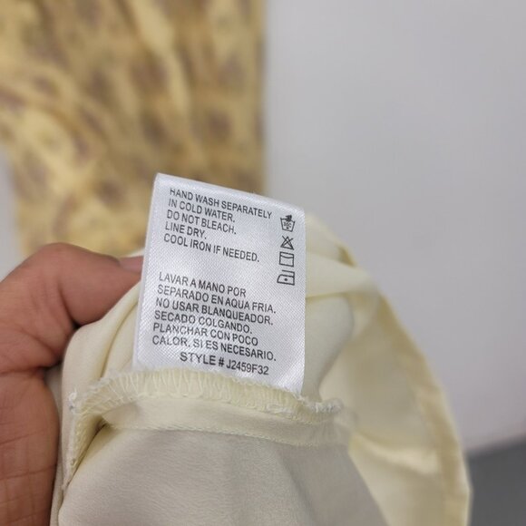 Patrons of Peace Yellow Floral Maxi Dress Size Medium boho - Picture 9 of 12